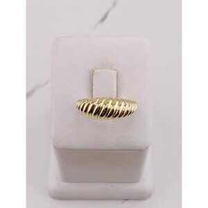 10k gold ring dome size 8